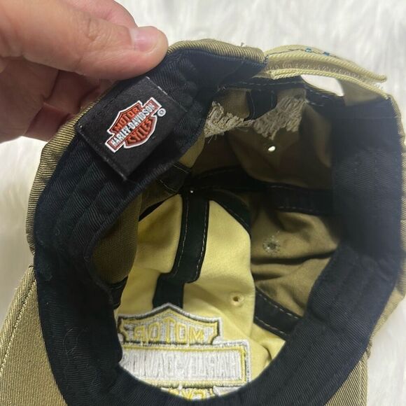 Harley Davidson Womens Baseball Cap Bejeweled Embroidered - Picture 8 of 11